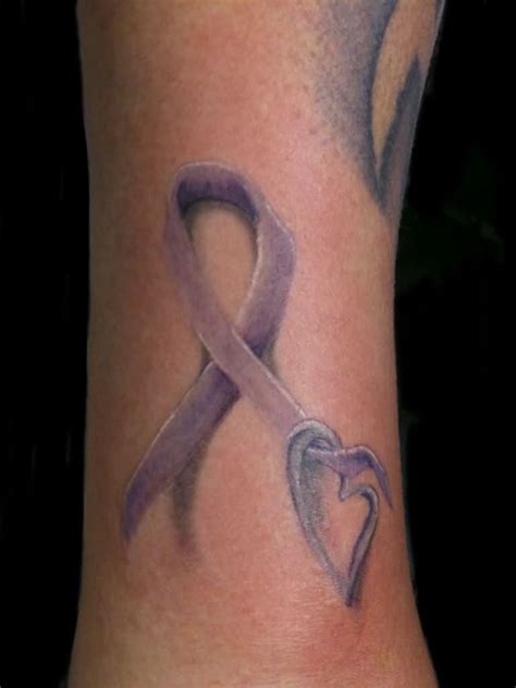 Advancing lung cancer awareness is the commitment of the white ribbon project. 30+ Unique Purple Ribbon Tattoos