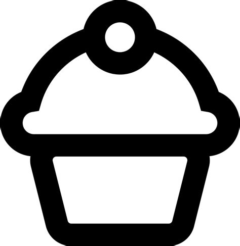 Cupcake Outline Svg Png Icon Free Download 58920 Onlinewebfontscom