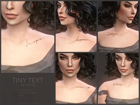 Sims 4 Tattoospiercings Cc • Page 53 Of 155 • Sims 4 Downloads