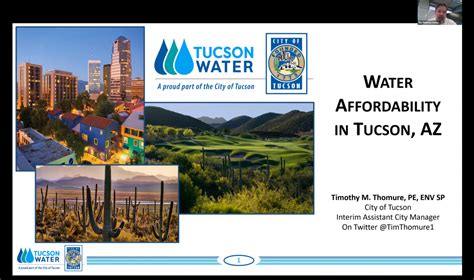 Water Affordability Getting Efficient In Tucson Az Mayors