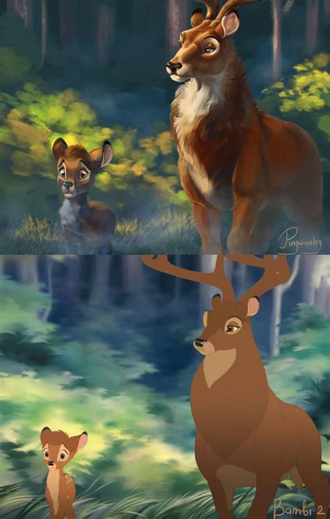 Bambi 2 Redraw By Pihguinolog On Deviantart Disney Collage Disney