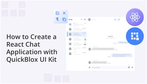 How To Create A React Chat Application With Quickblox Ui Kit • Quickblox