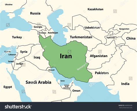 Map Of Iran And Surrounding Countries World Map Sexiezpicz Web Porn