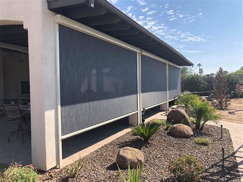 Arizona Sealed Track Patio Shades Metro Phoenix Az