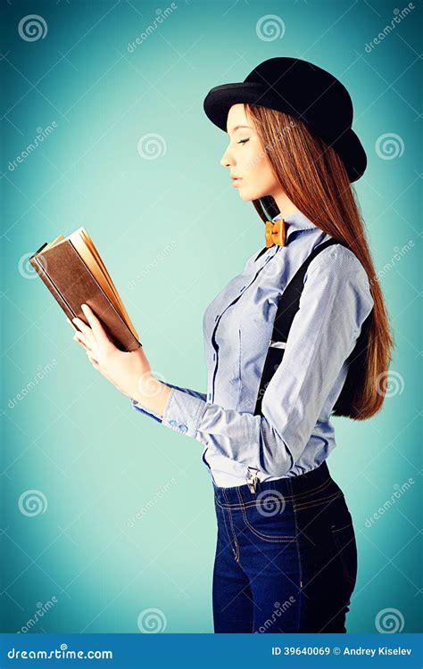 Bookworm Stock Image Image Of Charm Lady Hair Hairstyle 39640069