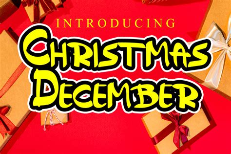 Christmas December Font Download Free Love Fonts