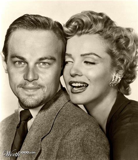 Leonardo DiCaprio And Marilyn Monroe Marilyn Monroe Actrice Film