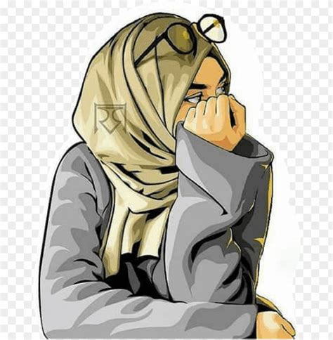 46 Gambar Kartun Muslimah Bercadar Sedang Belajar