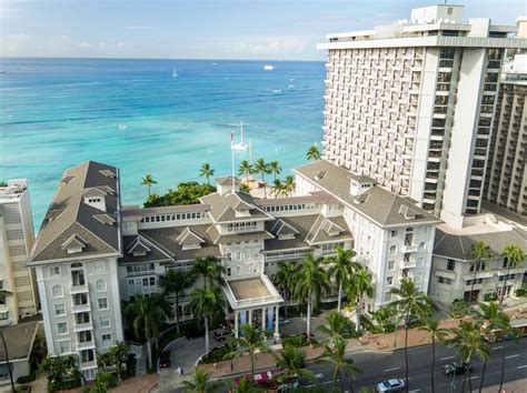 Moana Surfrider A Westin Resort Aerial View Waikiki Beach Hotels
