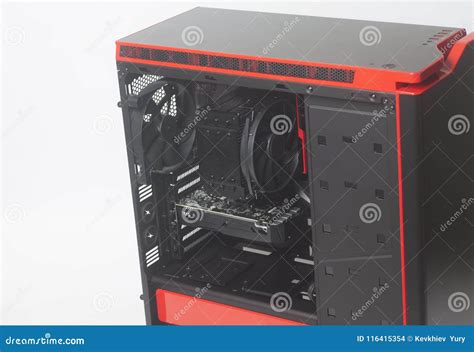 Desktop System Unit Computer Case Stock Photo Image Of Black Cool