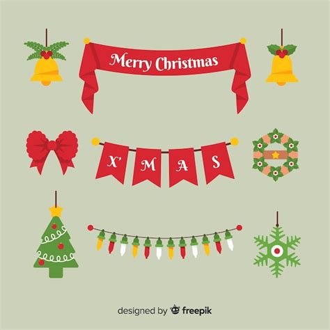 Free Vector Christmas Ornament Collection