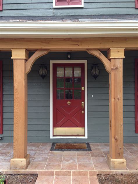Front Entryway Atlanta Curb Appeal Porch Remodel House With Porch