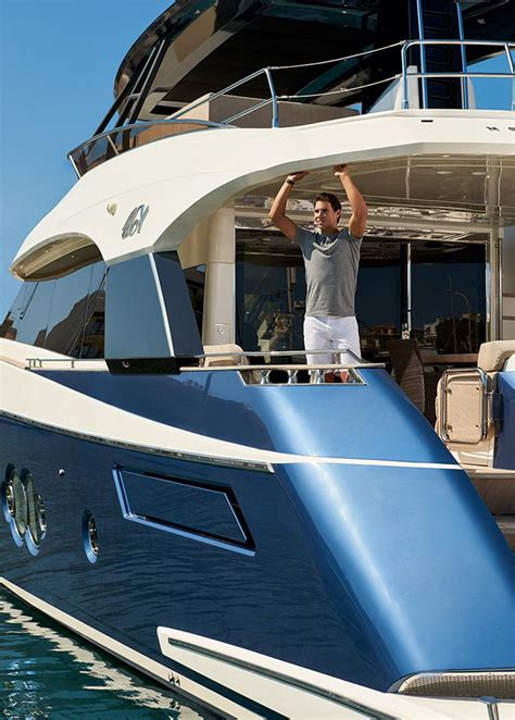 Rafael Nadal Personal Yacht Is A Monte Carlo Yachts Mcy 76