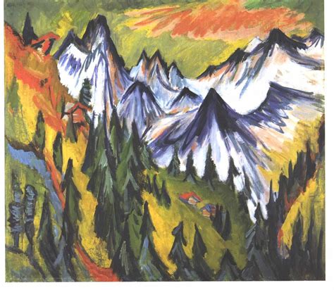 Painter and graphic artist ernst ludwig kirchner was born in 1880 in aschaffenberg, germany. Mountain Top - Ernst Ludwig Kirchner - WikiArt.org