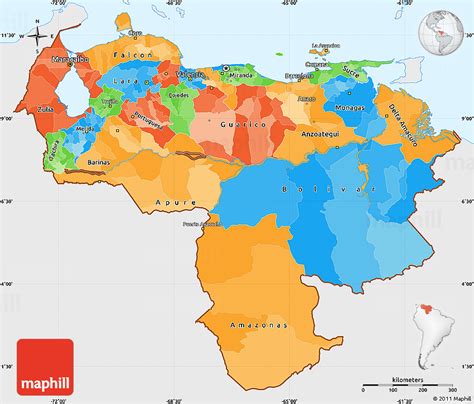 Outline Venezuela On World Map Img Plane