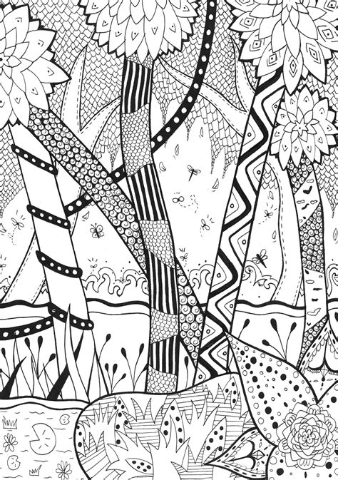 Free Zentangle Coloring Pages Free Printable Templates
