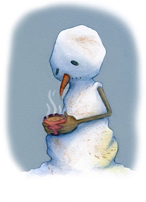Sad Snowman By Animejunkie106 On Deviantart