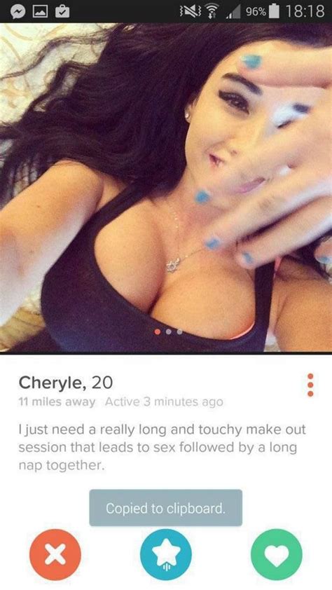 Tinders Rudest Profiles Revealed From X Rated Bios To Very Revealing