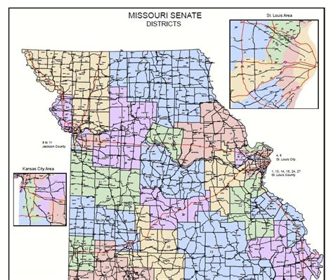 Map Of Missouri State Representative Districts