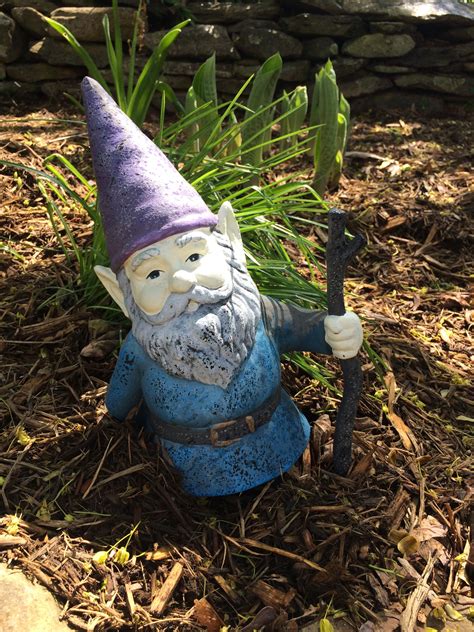 Well, this gnome isn't going to do anything. Gnome land | Outdoor decor, Decor