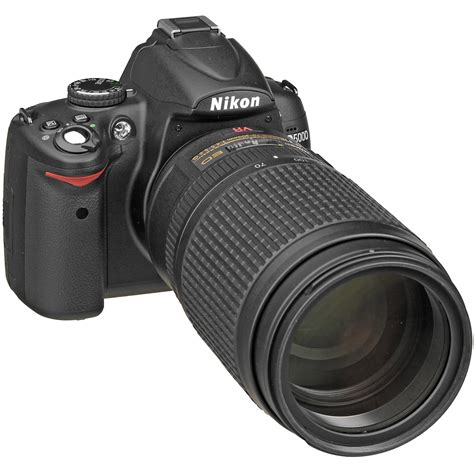 Nikon D5000 Digital Slr Camera With 70 300mm Vr F4 56g Lens