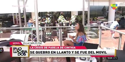 El Ataque De Llanto En Vivo De Cinthia Fernández Por Su Separación De Matías Defederico No