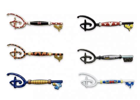 Disneys New Collectible Key Pin Set Is Full Of Of Mystery Allearsnet