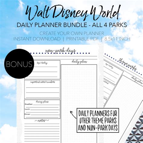 Walt Disney World Dining Planner Dream Plan Fly