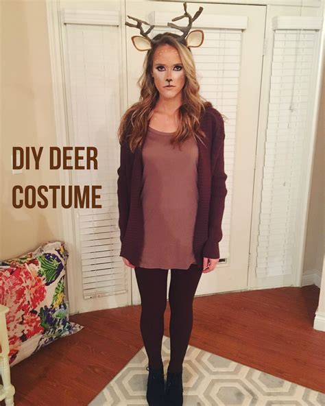 Diy Deer Costume Page 3 Of 31 Easy Hairstyles Deer Costume Deer