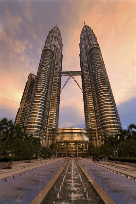 These towers are two beautiful skyscrapers that are located in kuala lumpur, malaysia. Petronas Twin Towers
