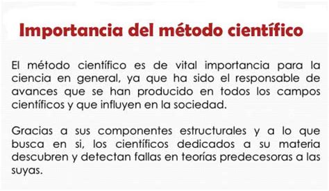 Metodo Cientifico Experimental Que Es Y Porque Es Importante Ejemplos