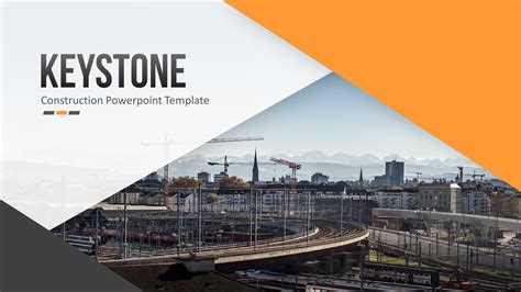 Keystone Construction Powerpoint Template Presentation Templates