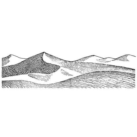 Large Sand Dunes 1526n Sand Drawing Desert Drawing Dune Art