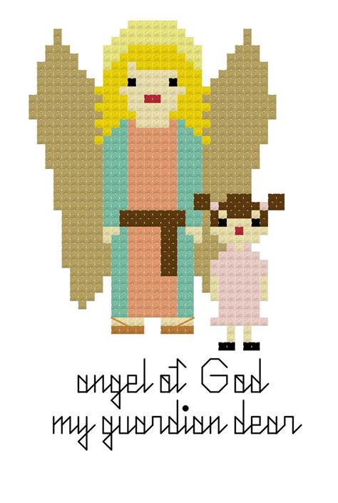 See more ideas about cross stitch angels, guardian angels, cross stitch. Guardian Angel Free Cross Stitch Pattern | Free cross ...