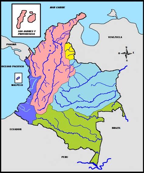 Juegos De Geograf A Juego De Vertientes Hidrol Gicas De Colombia