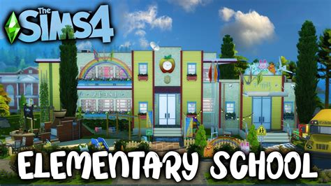 Elementary School The Sims 4 Speed Build Youtube