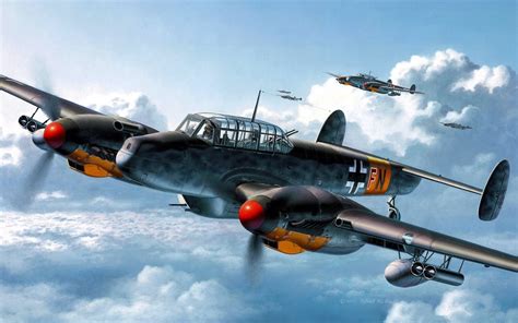 download wallpapers messerschmitt bf 110g 2 luftwaffe world of warplanes for desktop with