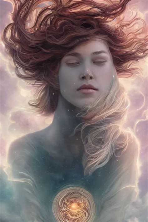 Wind Blowing Hair Meditation A Celestial Stable Diffusion Openart