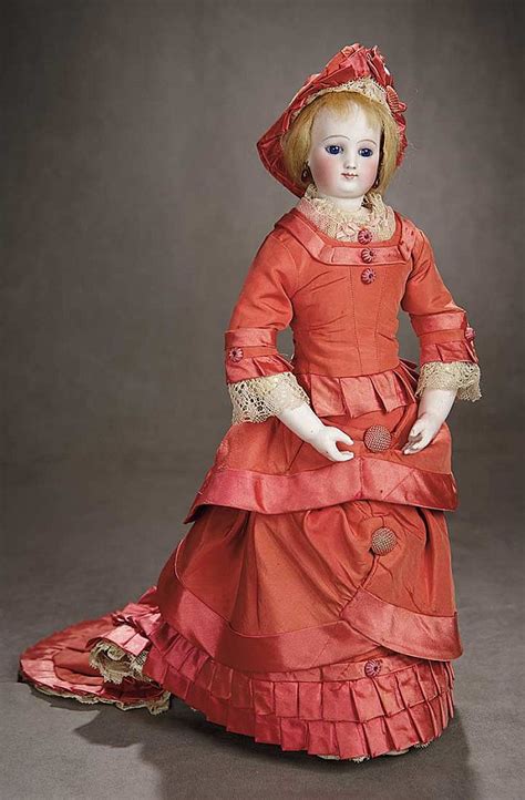 French Bisque Poupee By Gaultier With Wooden Articulated Body And Bisque Hands