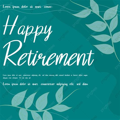 Retirement Background Templates