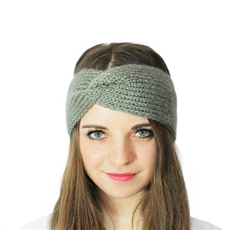 Winter Knitted Twist Headband For Women Price 1295 And Free Shipping