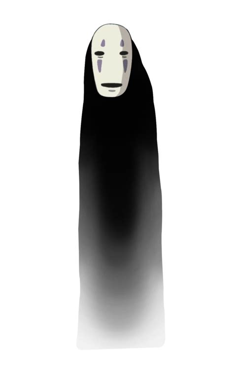 No Face カオナシ Kaonashi Lit Faceless Is A Spirit And A Secondary