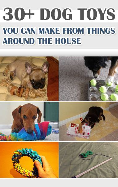 30 Dog Toys You Can Make From Things Around The House Dog Projects