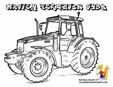 Element cle de la ferme le tracteur a depuis longtemps remplace les chevaux pour tous les travaux des champs. 117 Dessins De Coloriage Tracteur À Imprimer dedans Dessin ...