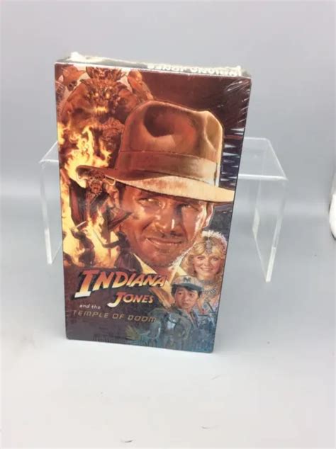 INDIANA JONES AND The Temple Of Doom VHS 1989 Paramount Release Factory