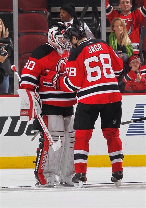 Brodeur And Jagr 2 Future Hall Of Famers And All Time Greats Nj Devils Nhl New Jersey Devils