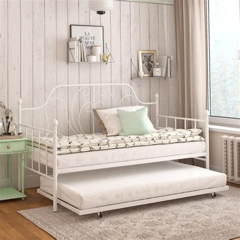 Daybed With Trundledaybed With Pop Up Trundle Bedstwin Size Trundle
