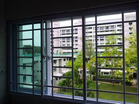 Grilles can be made of many different materials. Sliding Window - Window & Grilles Singapore