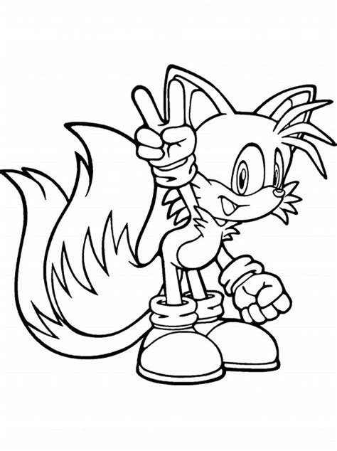 43 Best Printable Miles Tails Prower Coloring Pages Stevirishvie