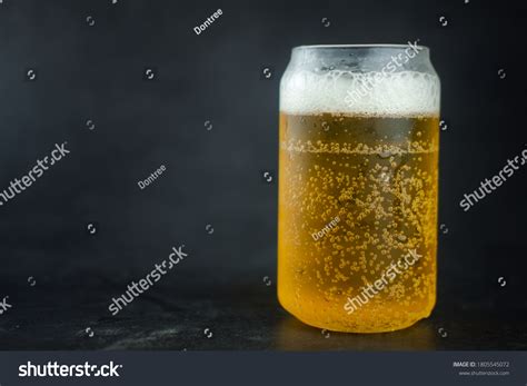 Close Cold Beer Foam On Dark Stock Photo 1805545072 Shutterstock